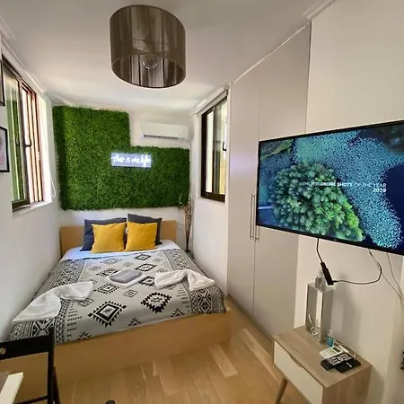 Downtown 22Sqm Green Nest King-Size Bed Athen Exterior foto